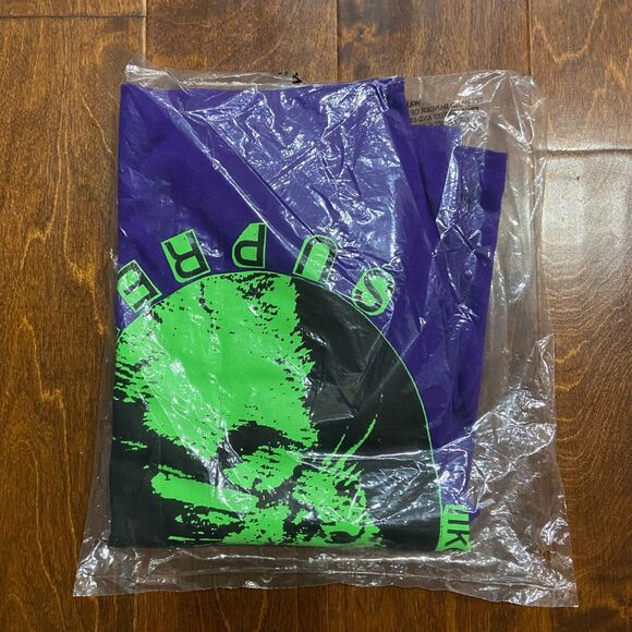 Supreme SS23 Spring/Summer23 Purple Smoke Tee Cotton Men's Size Large NWT - Picture 3 of 5